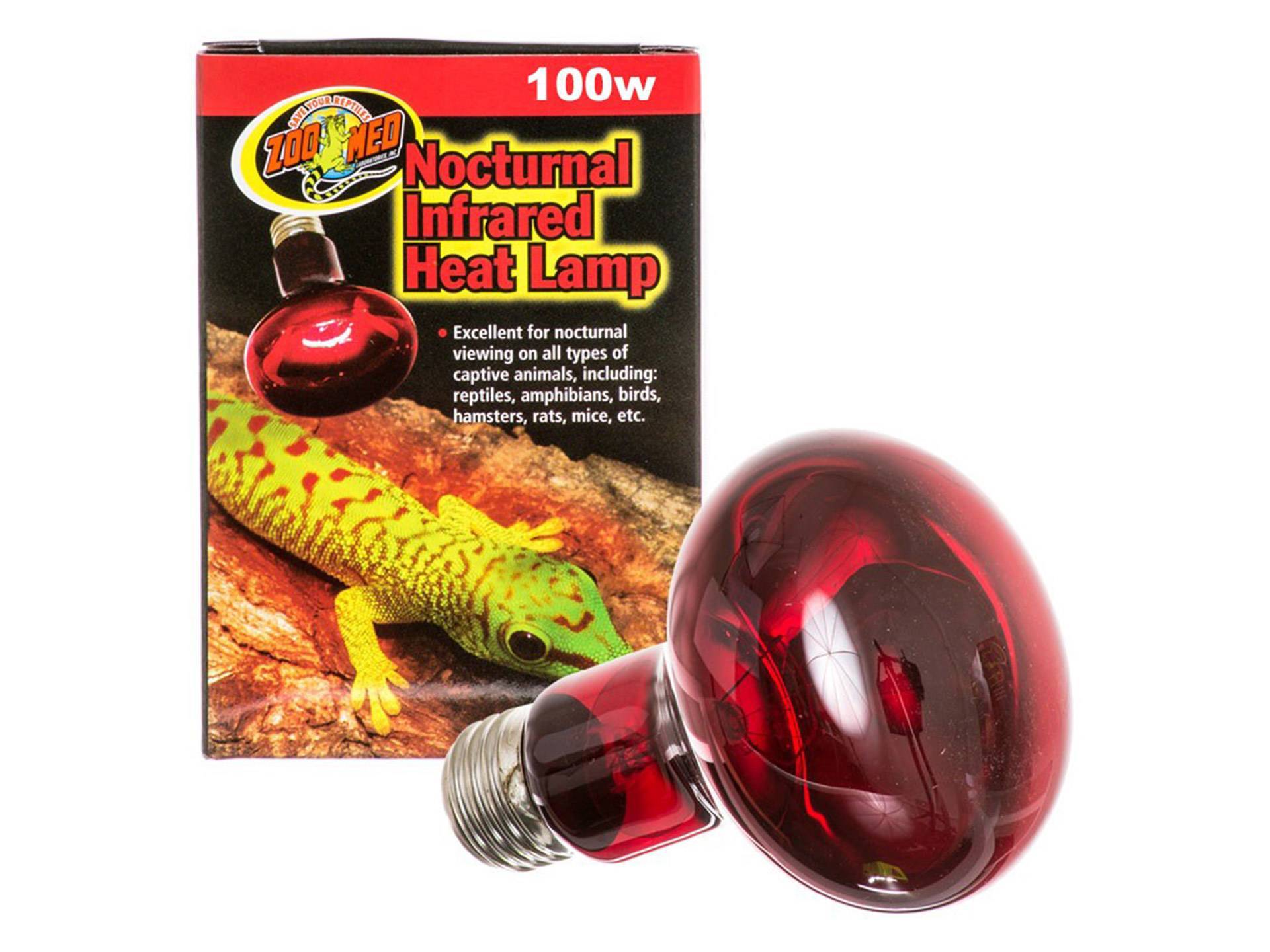Lampe infrarouge pour reptile 100 watts Zoo Med troisième
