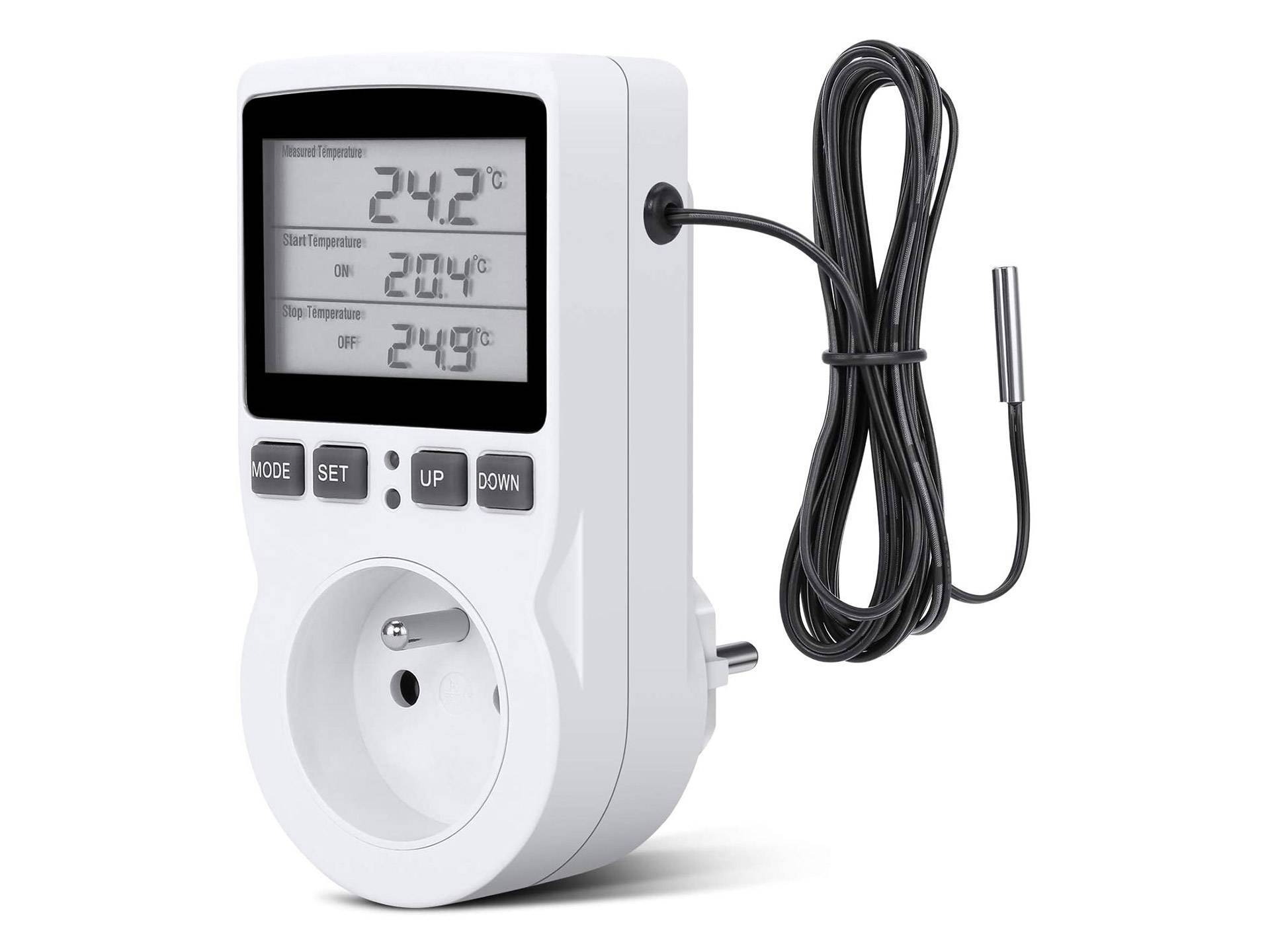 Thermostat pour câble chauffant terrarium 3680 watts Gobesty sixième
