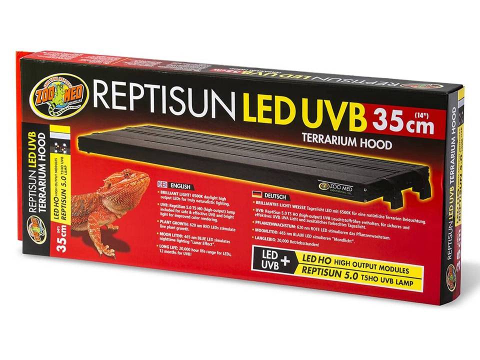 Rampe d'éclairage LED pour terrarium 35 cm Zoo Med Reptisun
